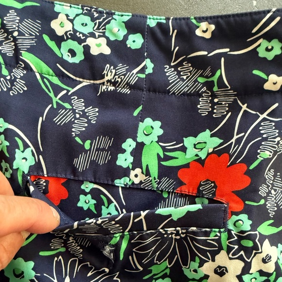 Lady Hagen Navy Blue Floral Print Women's Golf Skirt Skort Size 6 Athletic Sport - Picture 6 of 16